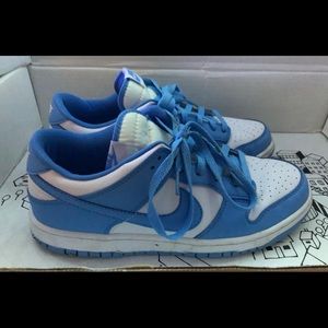 UA UNC Dunk low 9.5